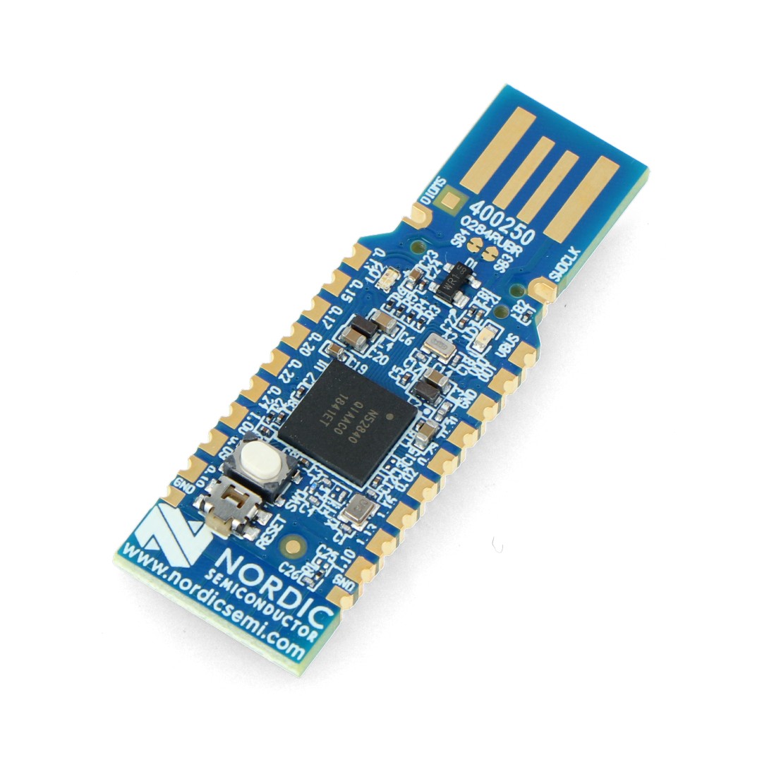 nRF52840 - moduł komunikacyjny Bluetooth, ZigBee, radiowy -  USB